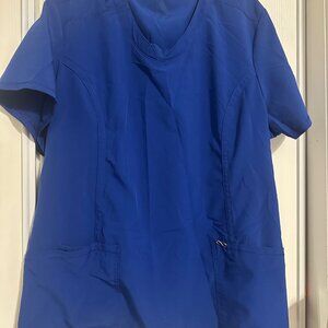 Royal Blue Cherokee Infinity Scrub Top 2XL